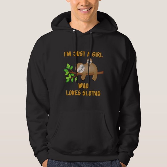 Funny ich bin nur ein Mädchen, das Lieben Slots. Hoodie (Vorderseite)