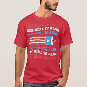 Funny ich bin nur hier, um T-Shirt Amerikanische U