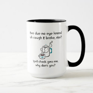 Funny Ich brauche einen Kaffee Break Zauberspruch Tasse