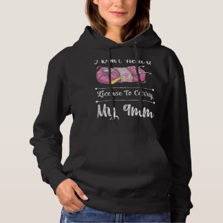 Funny, ich brauche keine Lizenz um meine 9 mm zu t Hoodie