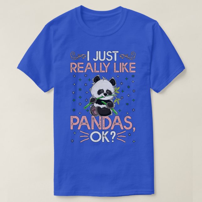 Funny ich einfach wirklich wie Pandas Ok T-Shirt (Design vorne)