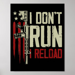 Funny, ich führe nicht, ich lade Gun Rights Americ Poster
