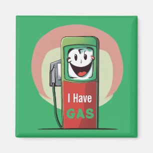 Funny, ich habe Gas Cartoon Magnet