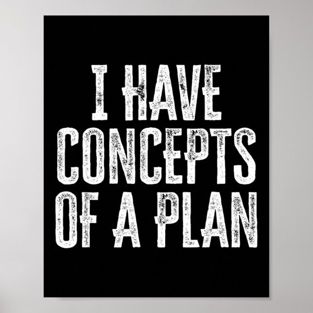 Funny, ich habe Konzepte für einen Plan Poster (Vorne)