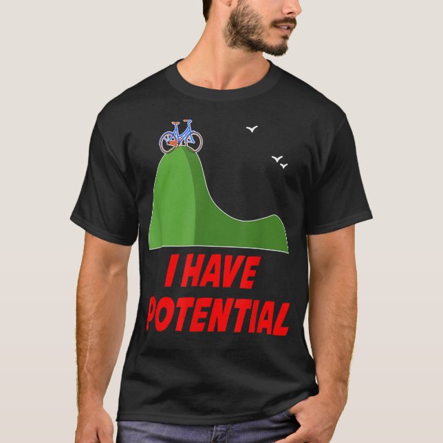 FUNNY ICH HABE POTENZIAL S Physics Science Teacher T-Shirt (Vorderseite)