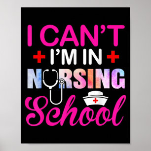 Funny, ich kann nicht ich bin Krankenschwester-Stu Poster