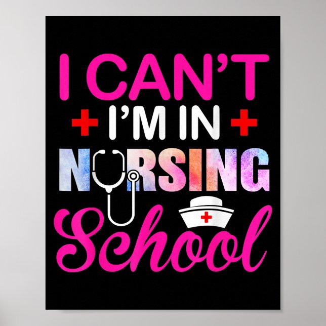 Funny, ich kann nicht ich bin Krankenschwester-Stu Poster (Vorne)