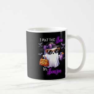 Funny ich legte den Boo in Boujee Ghost Pumpkin Ge Kaffeetasse