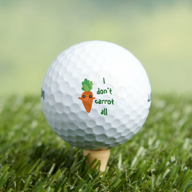 Funny, ich mag nicht alle Food Pun Spaß Cartoon Golfball (Insitu T-Shirt)