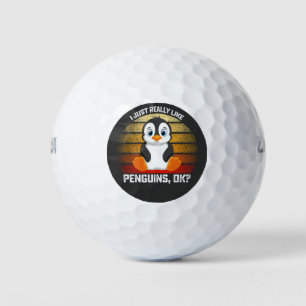 Funny, ich mag Pinguine wirklich gut Golfball