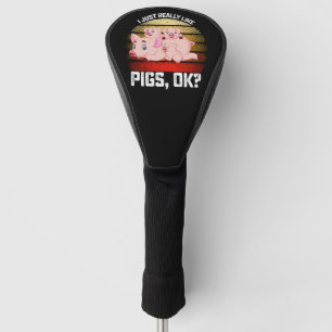 Funny, ich mag Schweinefleisch echt. Golf Headcover