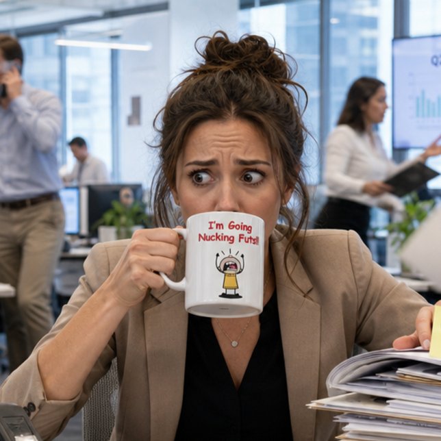Funny, ich werde Nacktfuß-Tasse Kaffeetasse (Von Creator hochgeladen)
