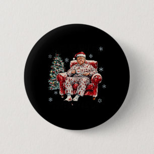 Funny, ich werde Zuhause für Weihnachten humorvoll Button