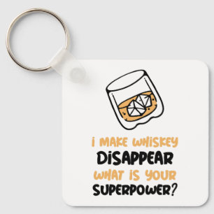 Funny ich Whiskey verschwinden lassen Schlüsselanhänger