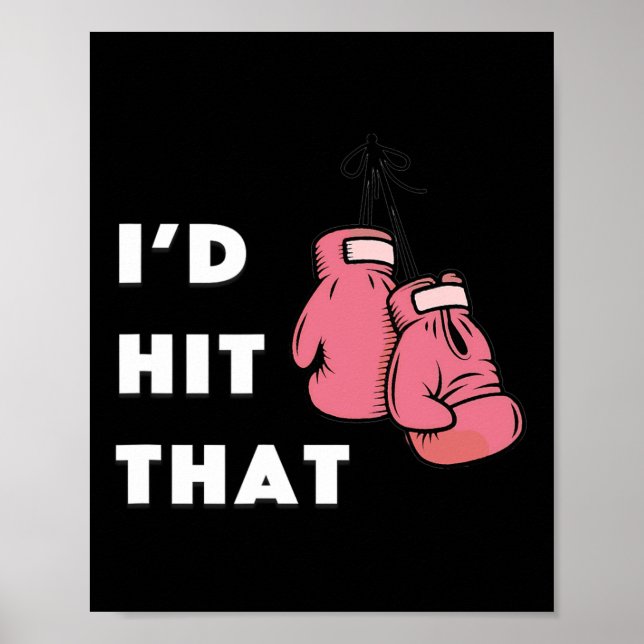 Funny, ich würde das Boxen treffen Poster (Vorne)
