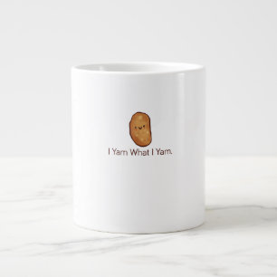 Funny Ich Yam, was ich für Männer, Frauen und Juge Jumbo-Tasse