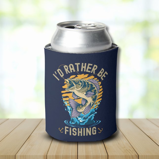 Funny I'd rather be fishing Dosenkühler (Von Creator hochgeladen)