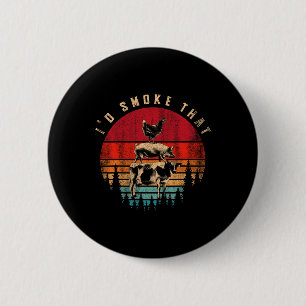 Funny Id rauchen, dass Barbecue Koch Grillmaster G Button