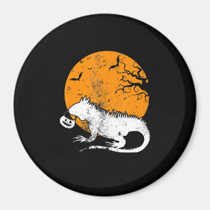 Funny Iguana Pumpkin Halloween Kostüme Männer Frau Magnet