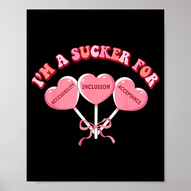Funny I'm A Sucker For My Patients Inclusion Slp V Poster (Vorne)