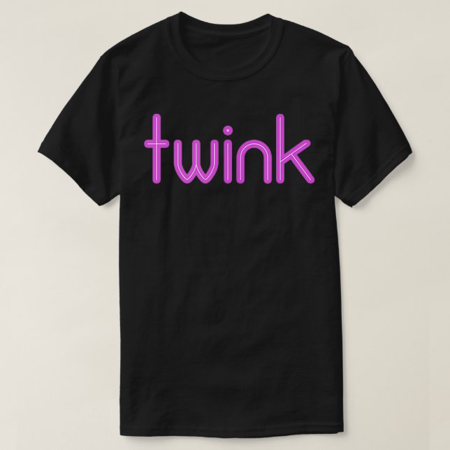 Funny Im a Twink Retro Papa Daddy Chub Chaser Gay T-Shirt (Design vorne)