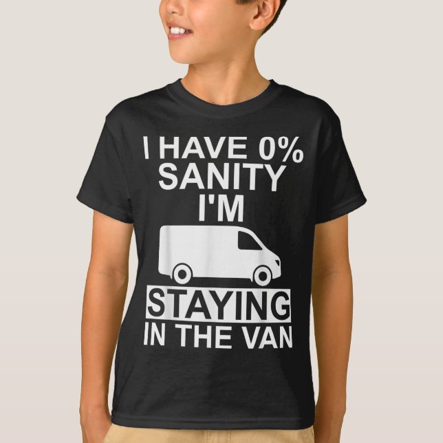 Funny I'm Staying In Tha Van Phasmophobia Drivers  T-Shirt (Vorderseite)