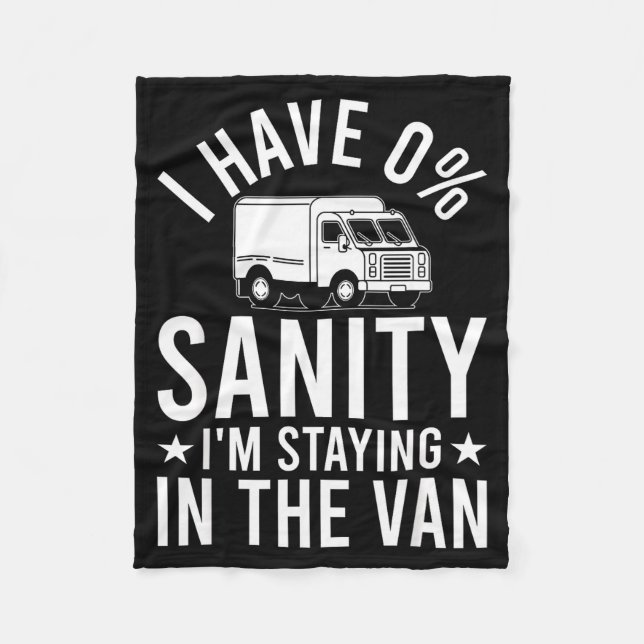 Funny I'm Staying In Tha Van Phasmophobia Gamer Ma Fleecedecke (Vorderseite)