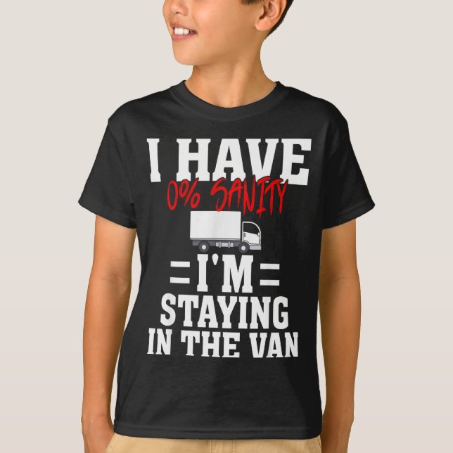 Funny I'm Staying In Tha Van Phasmophobia Gamer Me T-Shirt (Vorderseite)