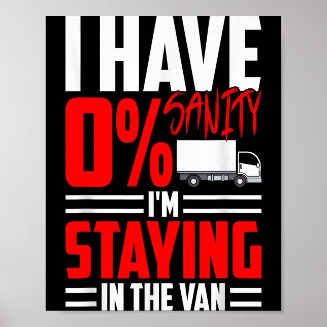 Funny I'm Staying In Tha Van Phasmophobia Gamer Wo Poster (Vorne)
