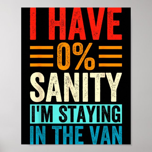 Funny I'm Staying In Tha Van Phasmophobia Women Ma Poster (Vorne)
