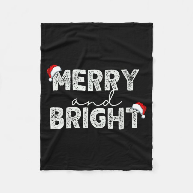Funny I'm Trying To Feel Merry And Bright Couples  Fleecedecke (Vorderseite)