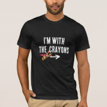 Funny "I'm With the Crayons" Group Halloween