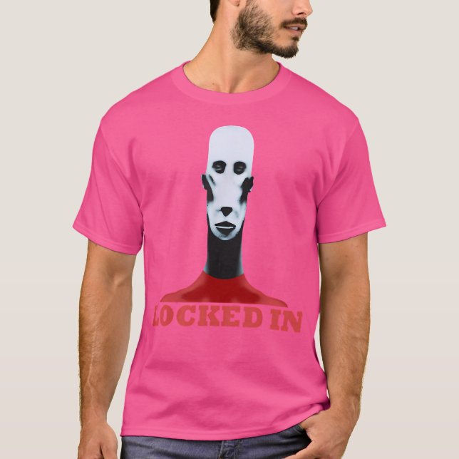 Funny in der Alien Meme festgehalten T-Shirt (Vorderseite)