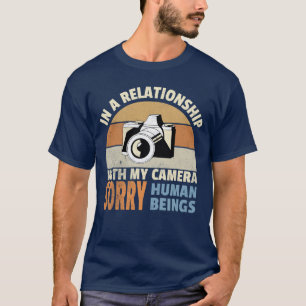 Funny in einer Beziehung Filmproduktion und Kamera T-Shirt