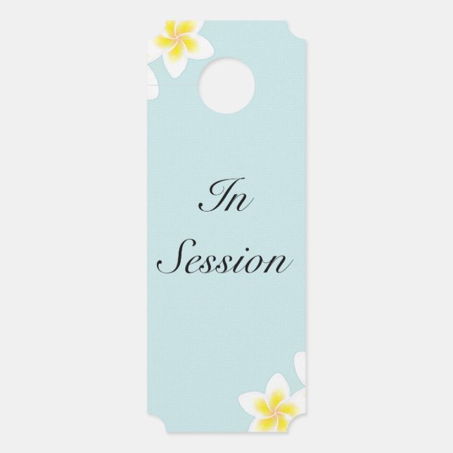 Funny in Session Therapist Door Hanger Türanhänger (Vorderseite)