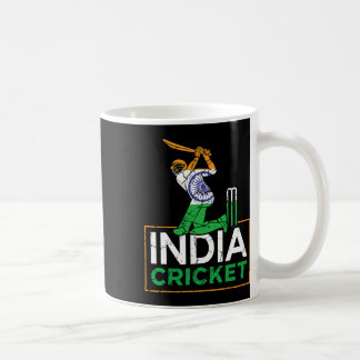 Funny India Flag Cricket Supporters Tee Indian Cri Kaffeetasse