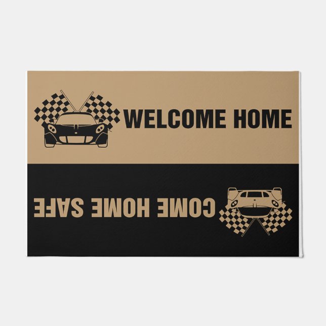 Funny Indoor Car Doormat,Home Entrance Decor Fußmatte (Vorderseite)