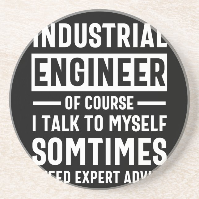 Funny Industrial  Engineer Gift Getränkeuntersetzer (Vorne)