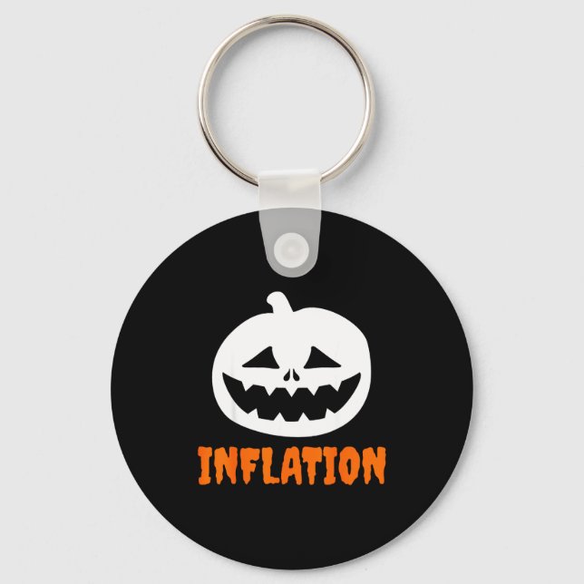 Funny Inflation Halloween Costume Couple Matching  Schlüsselanhänger (Vorderseite)
