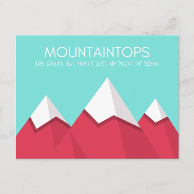 Funny ink und Aqua Postkarte (Vorderseite)