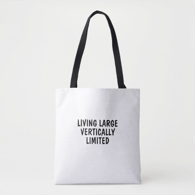 Funny Inspirational humor quote typography  Tasche (Vorderseite)