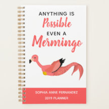 Funny Inspirational Mermaid Flamingo Mermingo