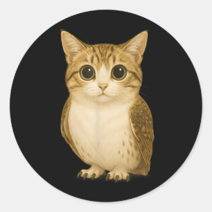 Funny Internet Trendy Meme Verflucht Katzenhuhn Hy Runder Aufkleber
