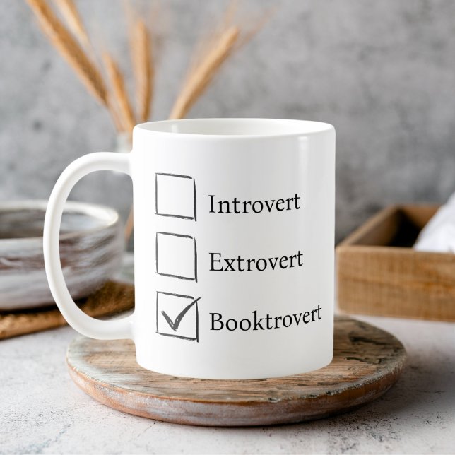 Funny Introvert Extrovert Booktrovert Kaffeetasse (Von Creator hochgeladen)