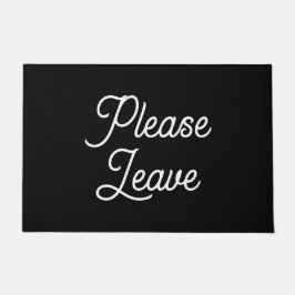 Funny Introvertierte "Bitte Verlass" einfach Zitat Fußmatte