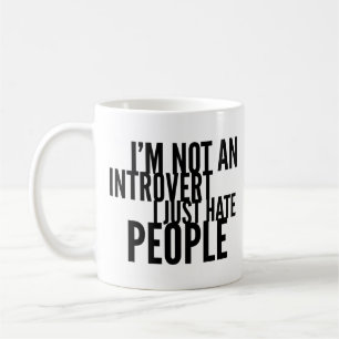 Funny Introverts Kaffeetasse