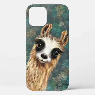 Funny iPhone Case mit Neugierigem Lama