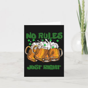 Funny Ireland Irish 4 Leaf St Paddys Karte