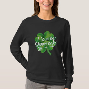 Funny Irish Coups I Liebe Ihre Kleeblatts St Patri T-Shirt