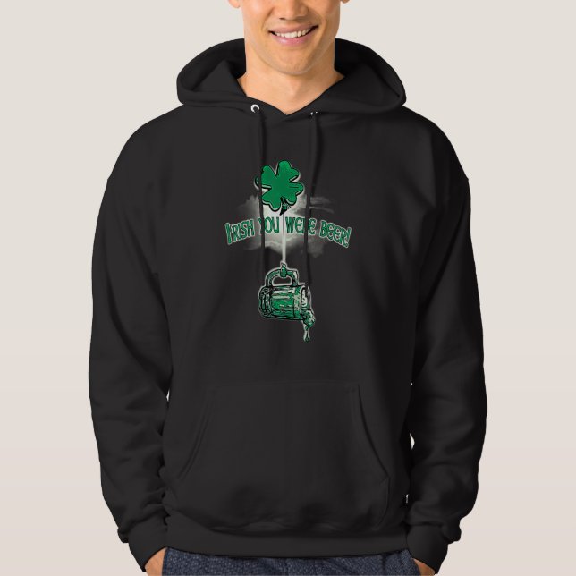 Funny Irish Drinking Kleeblatt T-Shirt St Paddy's  Hoodie (Vorderseite)